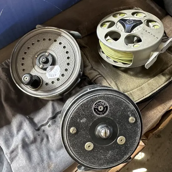 2 x vintage Young & Sons reels plus Lamson