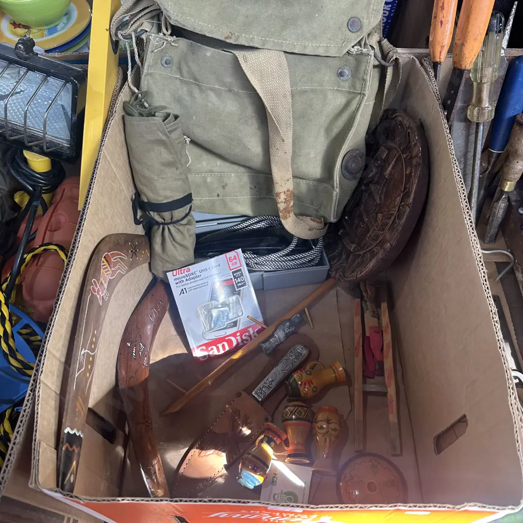 army bag, boomerangs etc Image 1++