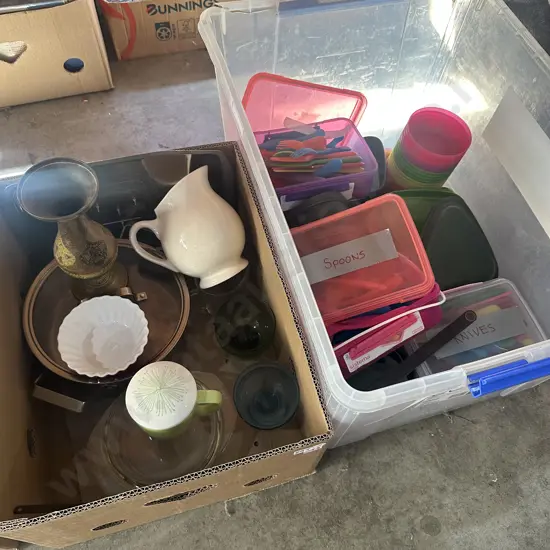 bin and box lot