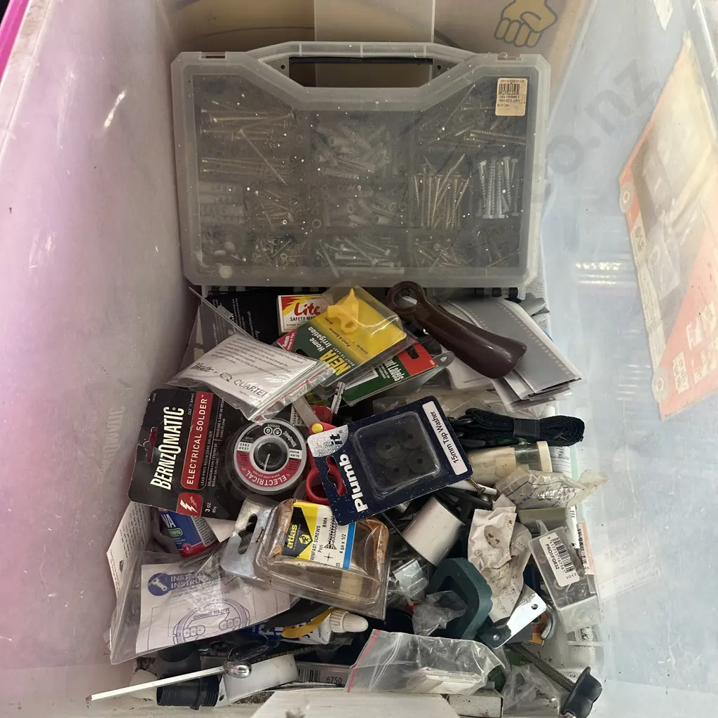 bin of hardware Image 1++