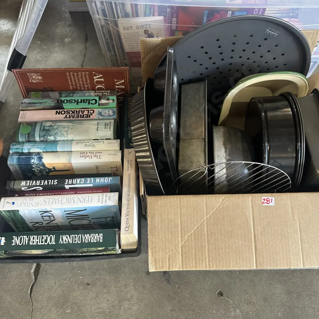 bakeware and books Image 1++