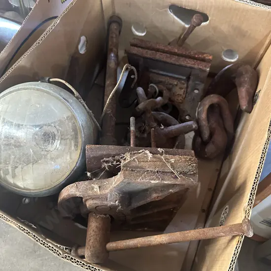 large vices, hook etc