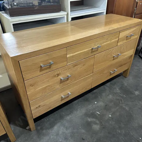 Matching Oak drawers (comes with mirror)