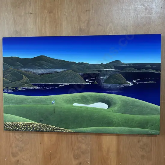 CAVALI 1380x840 Jochen Schmid golf series of a hole at Kauri Cliffs with the Cavali islands