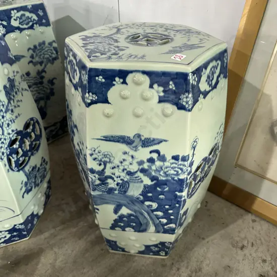 Chinoiserie garden stool