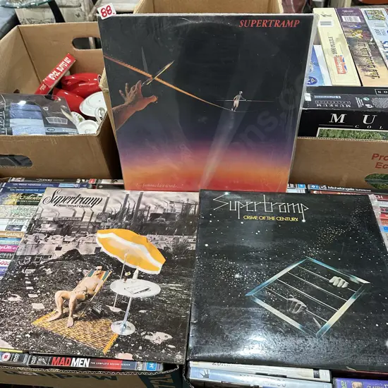 3 x Supertramp albums