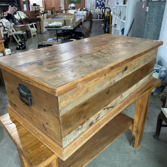 wooden trunk