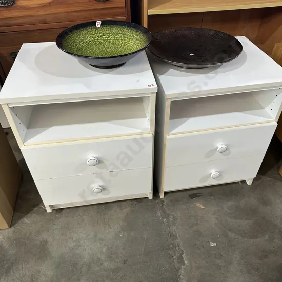 2 x bedside cabinets
