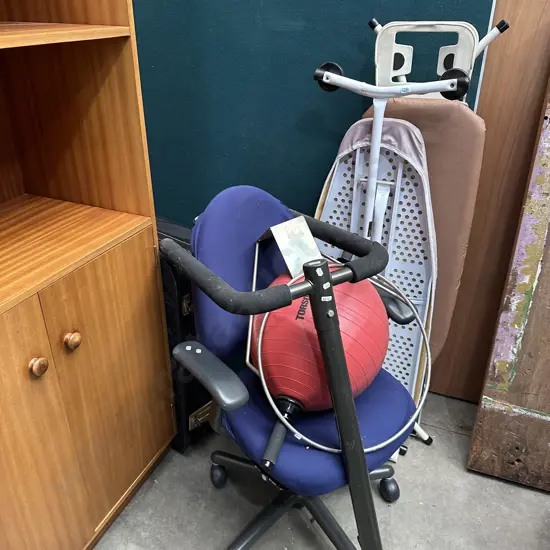 bike rack, basketball hoop etc