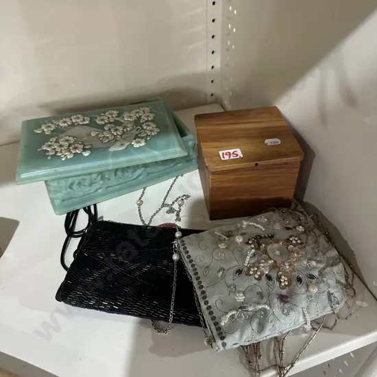 Purses and trinket boxes