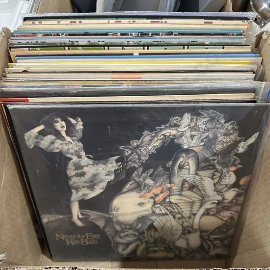 LPs inc Kate Bush, Motels, Tijuana Brass etc