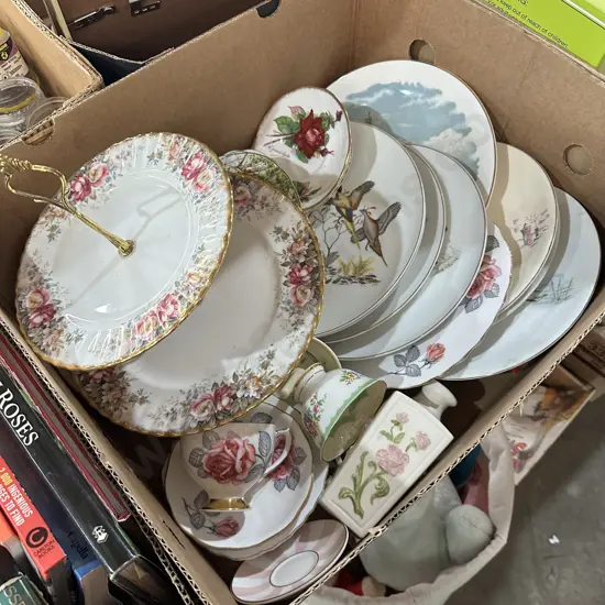 Royal Albert cake plate etc