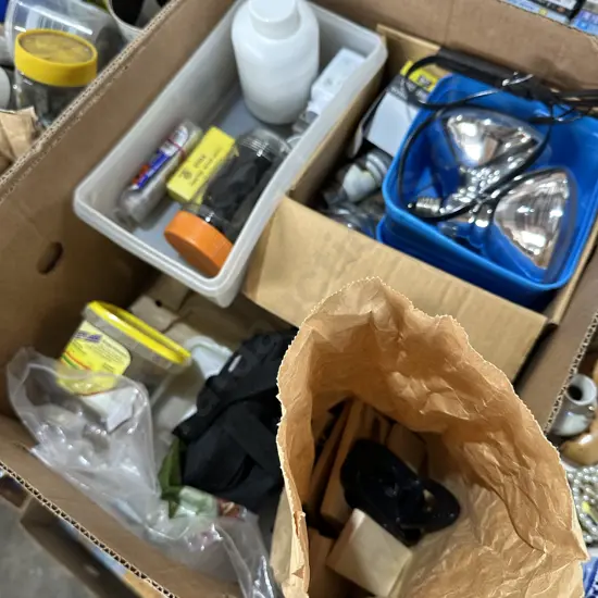 mice traps, light bulbs etc