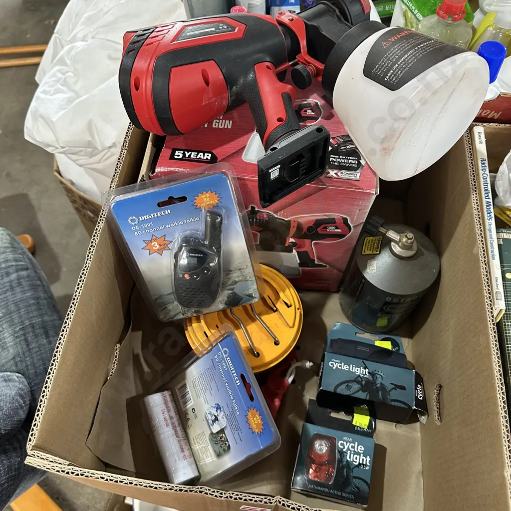 sprayer, primus, cycle lights , talkies etc Image 1++