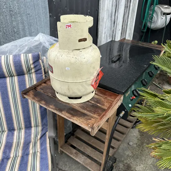 gas bottle and bbq