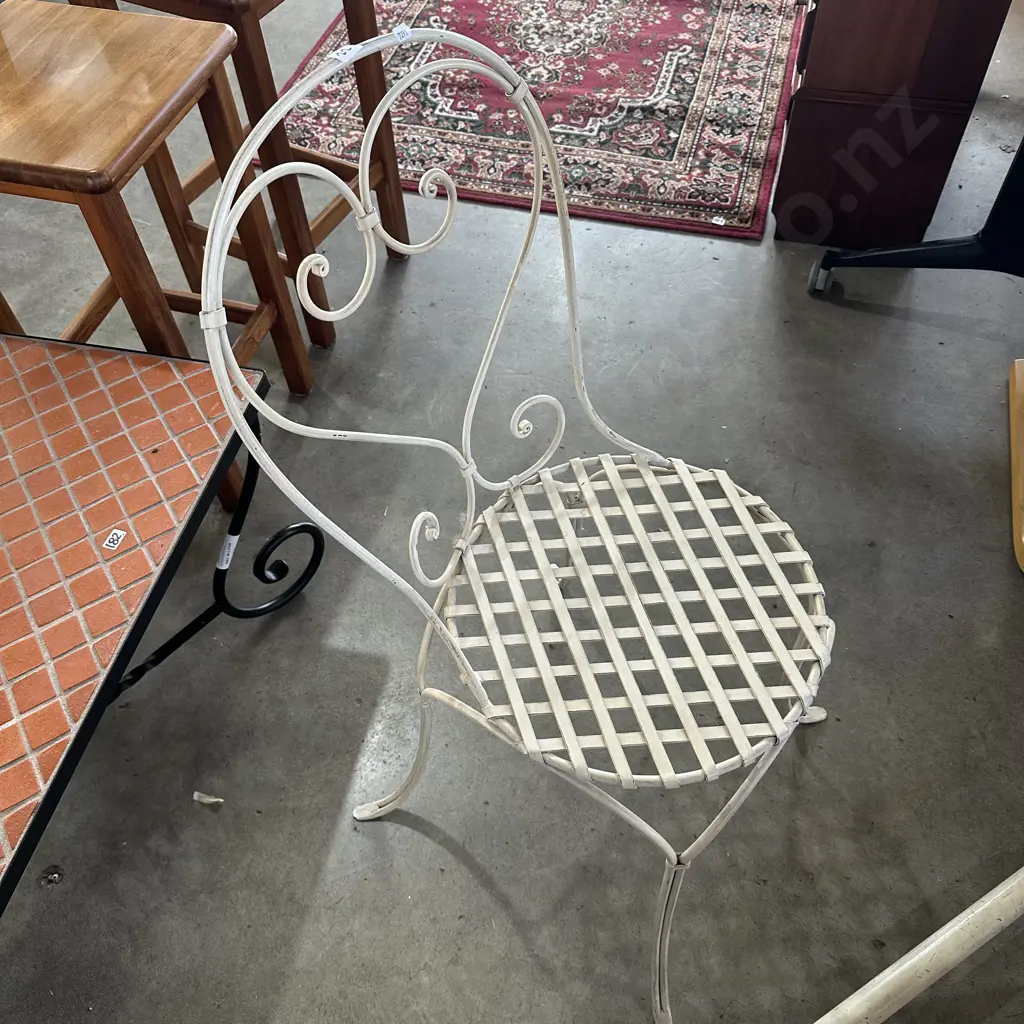 wrought iron chair Image 1++