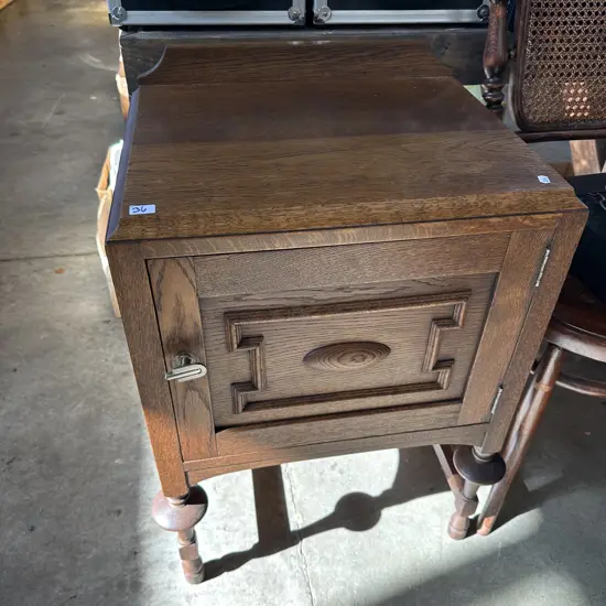 Oak Art deco cupboard