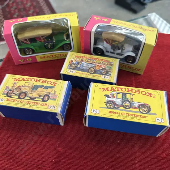 5 "Matchbox" yesteryear models