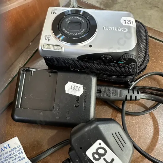Canon digital camera and charger