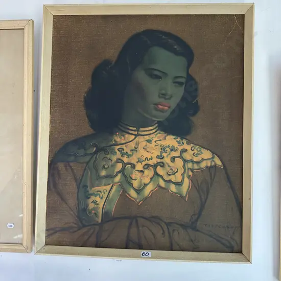Tretchikoff Chinese Lady (some damage)
