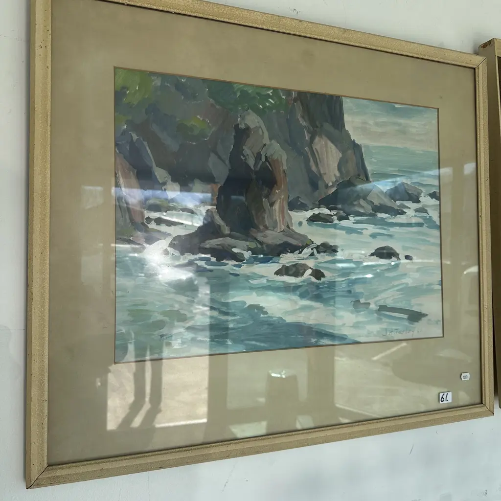 painting by J.H.Tetley 1961 Image 1++
