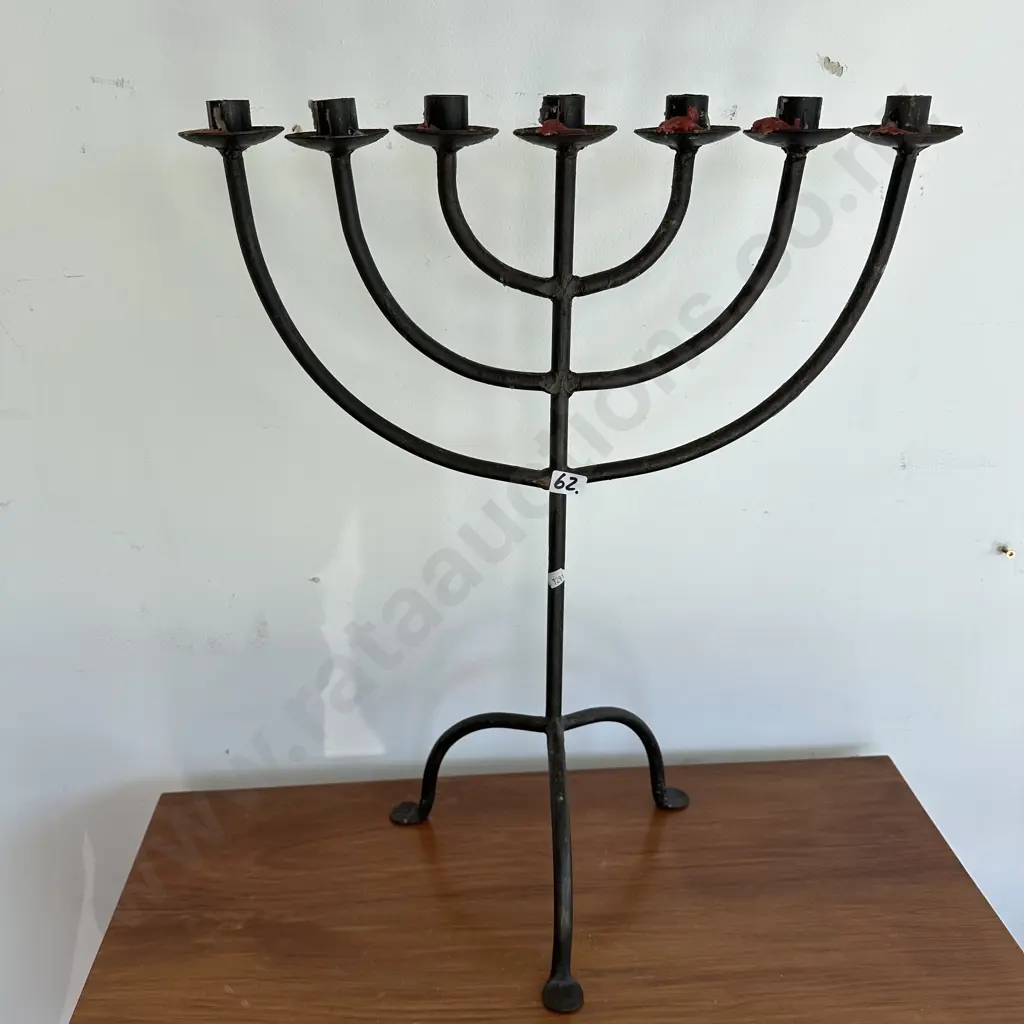 wrought Iron candle holder Image 1++