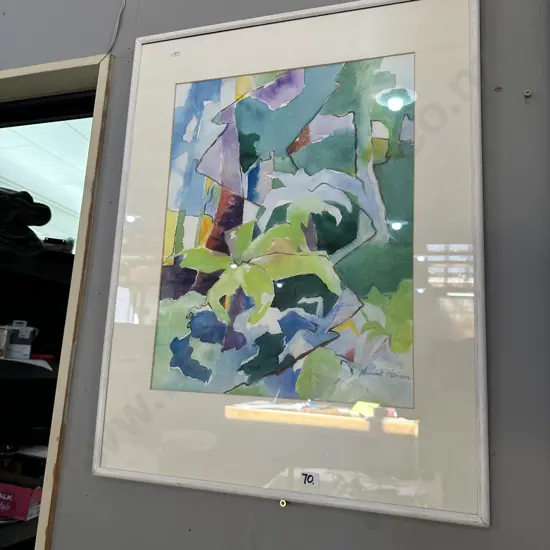 Margaret Harrison water colour painting