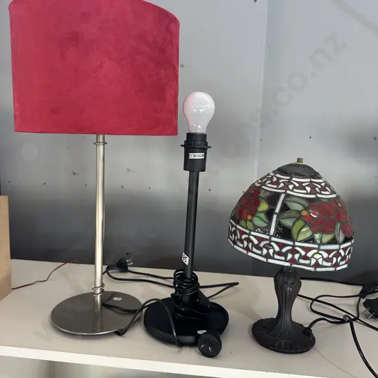 3 x lamps