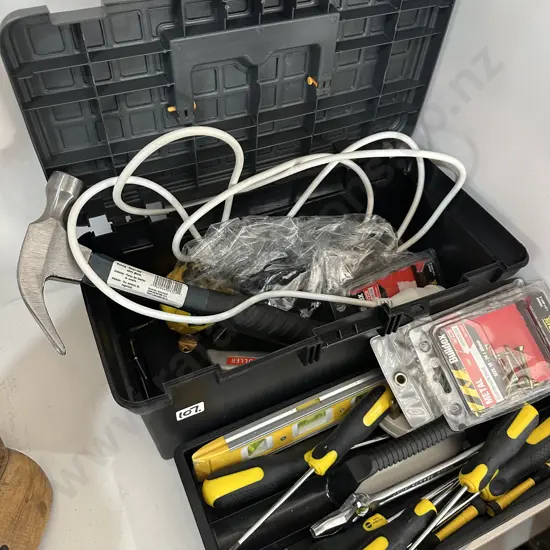 as new tool box and contents