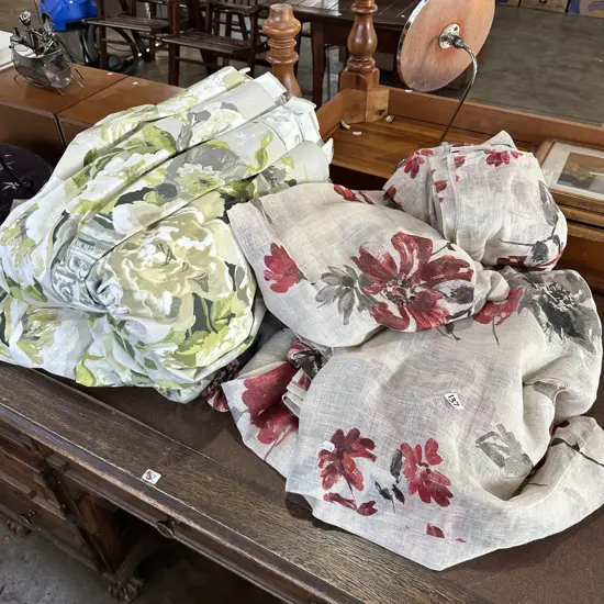 2 sets of drapes