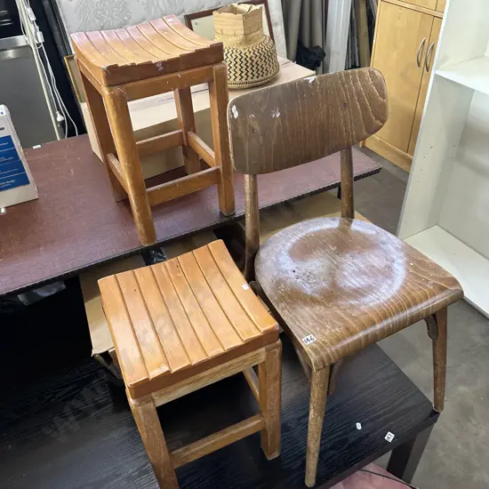 chair and pr stools