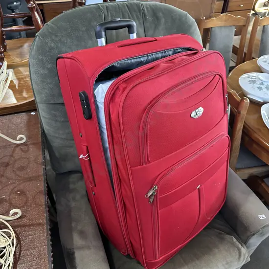 suitcase and contents