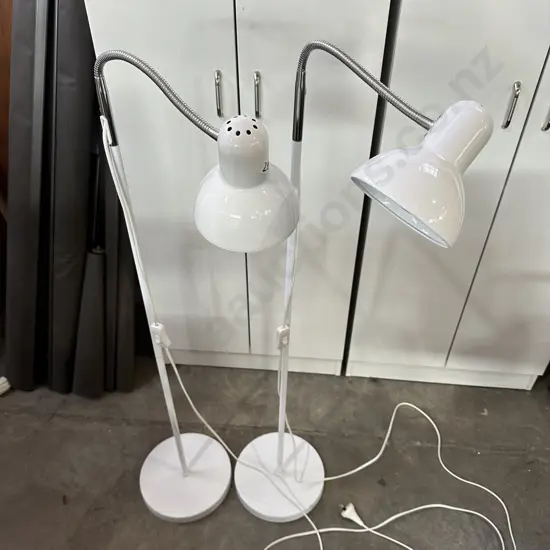 2 x lamp stands