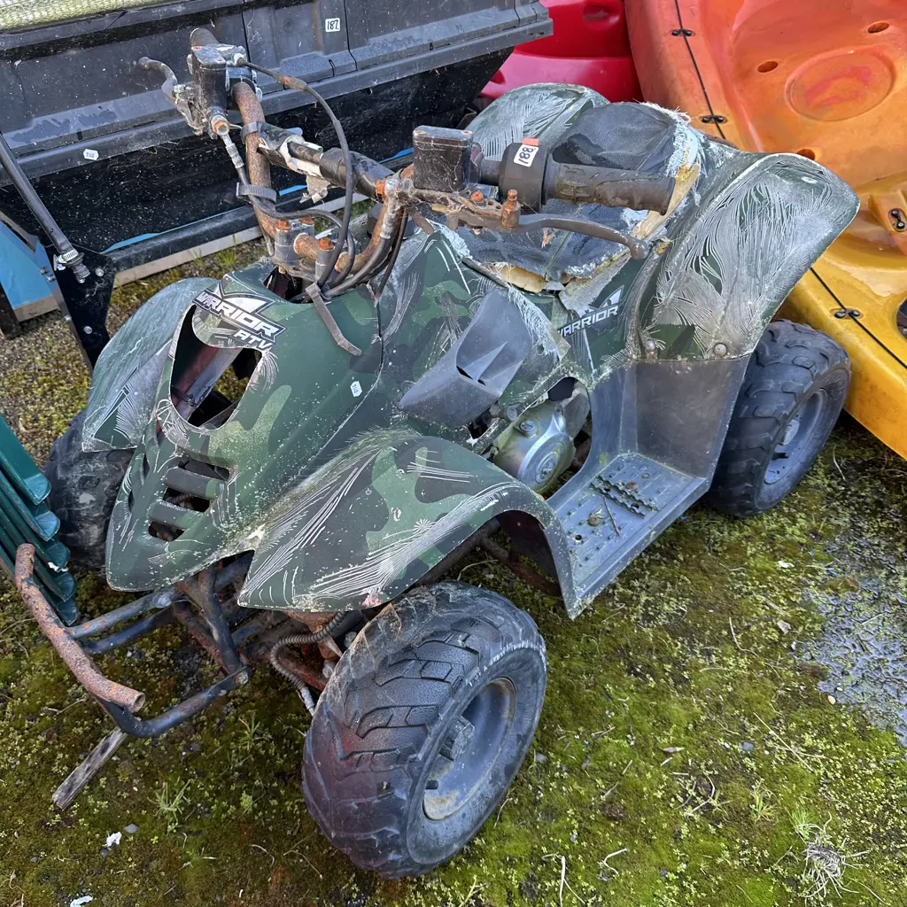 kids quadbike needs clutch and brake repair, motor works - sold asis Image 1++