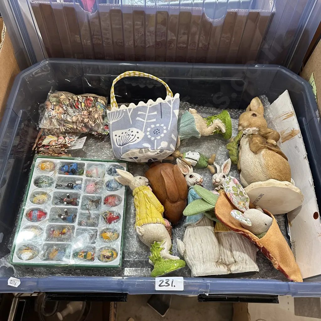 Easter Bunny craft and lidded bin Image 1++