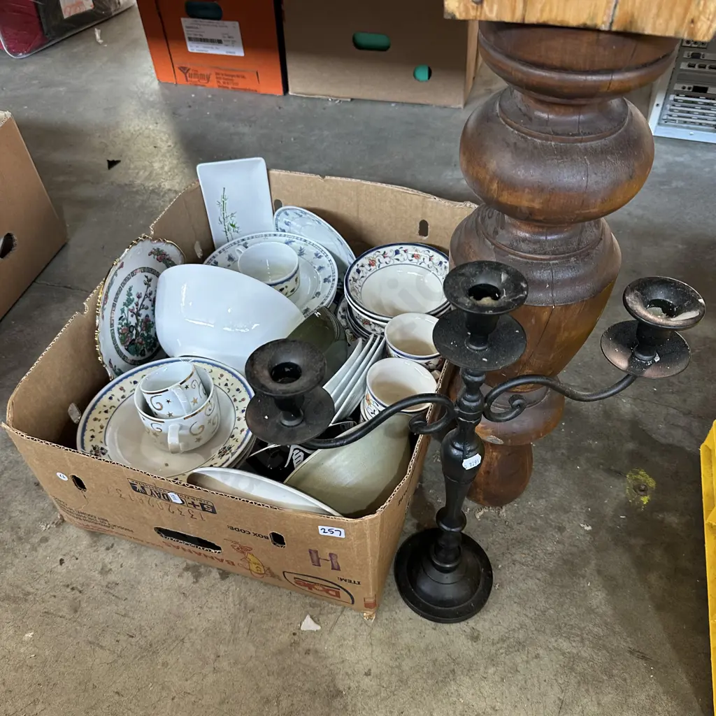 box lot and candle stick Image 1++