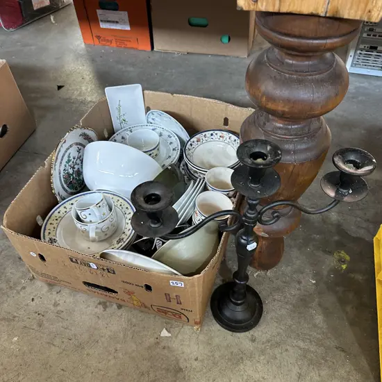 box lot and candle stick