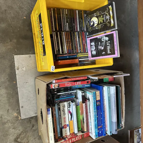 CDs and books