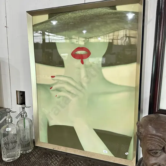 Lipstick Art framed picture