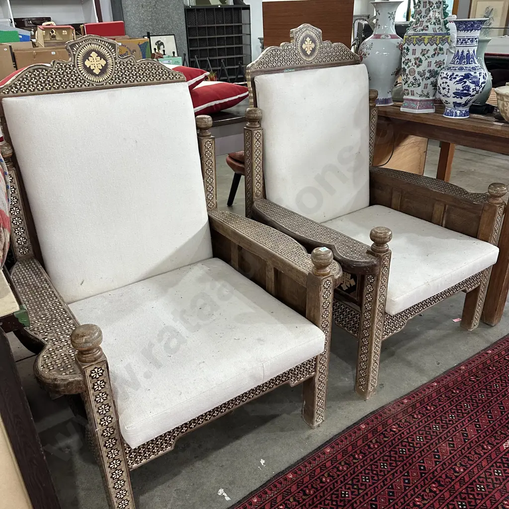 Pr Syrian antique chairs Image 1++
