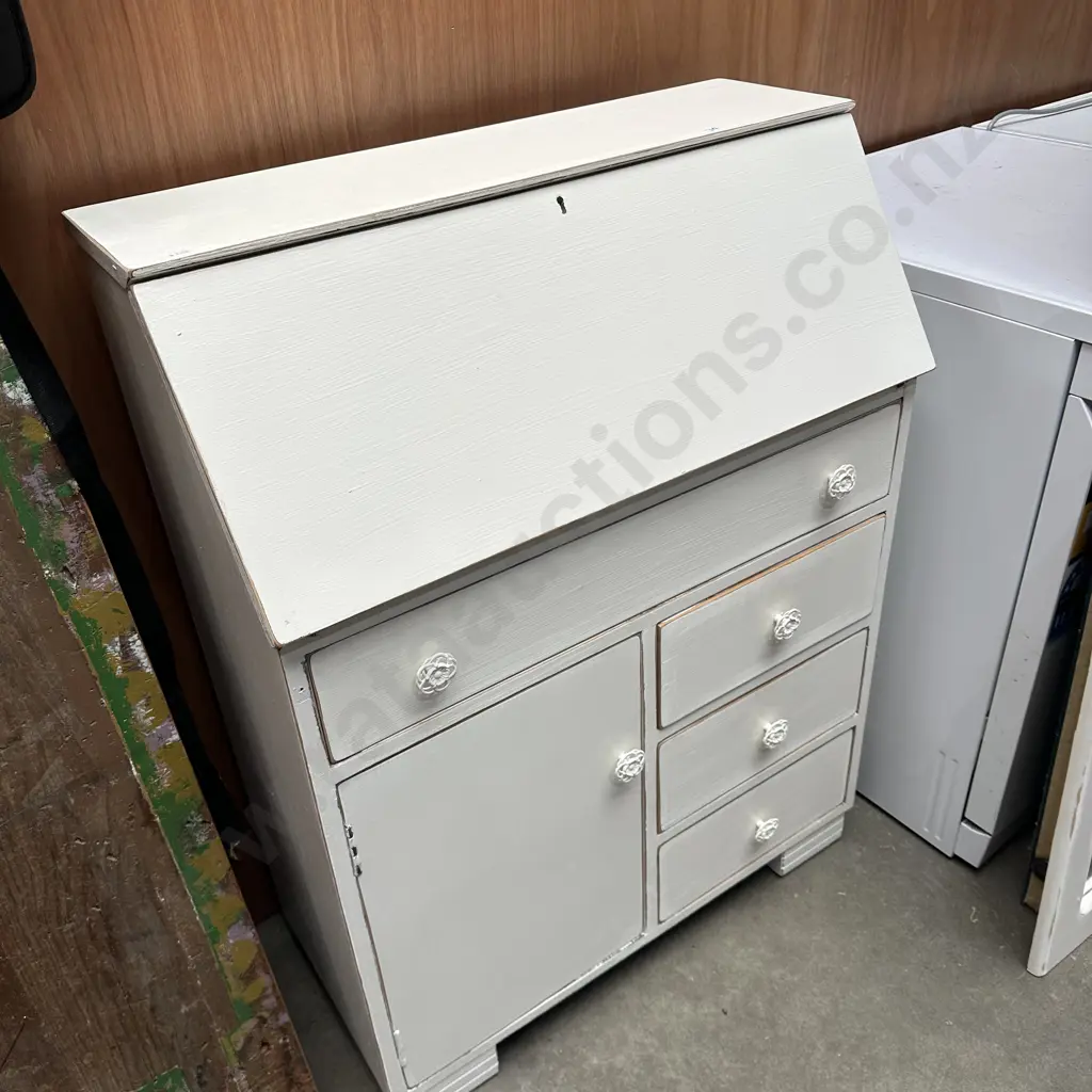 whitewashed dropfront desk Image 1++