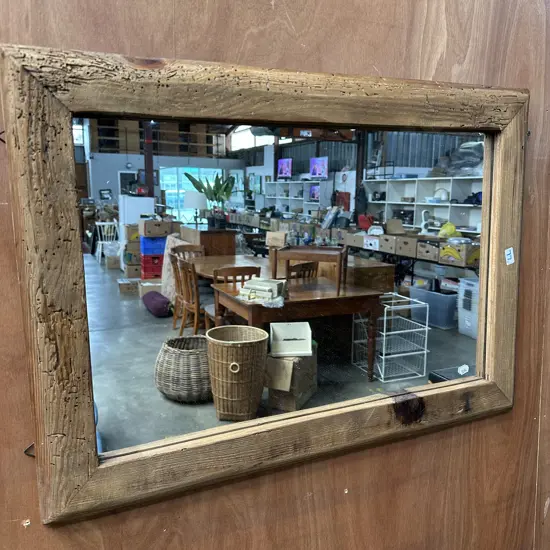 rustic mirror