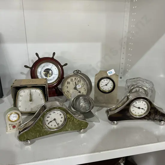 clock collection and barometer