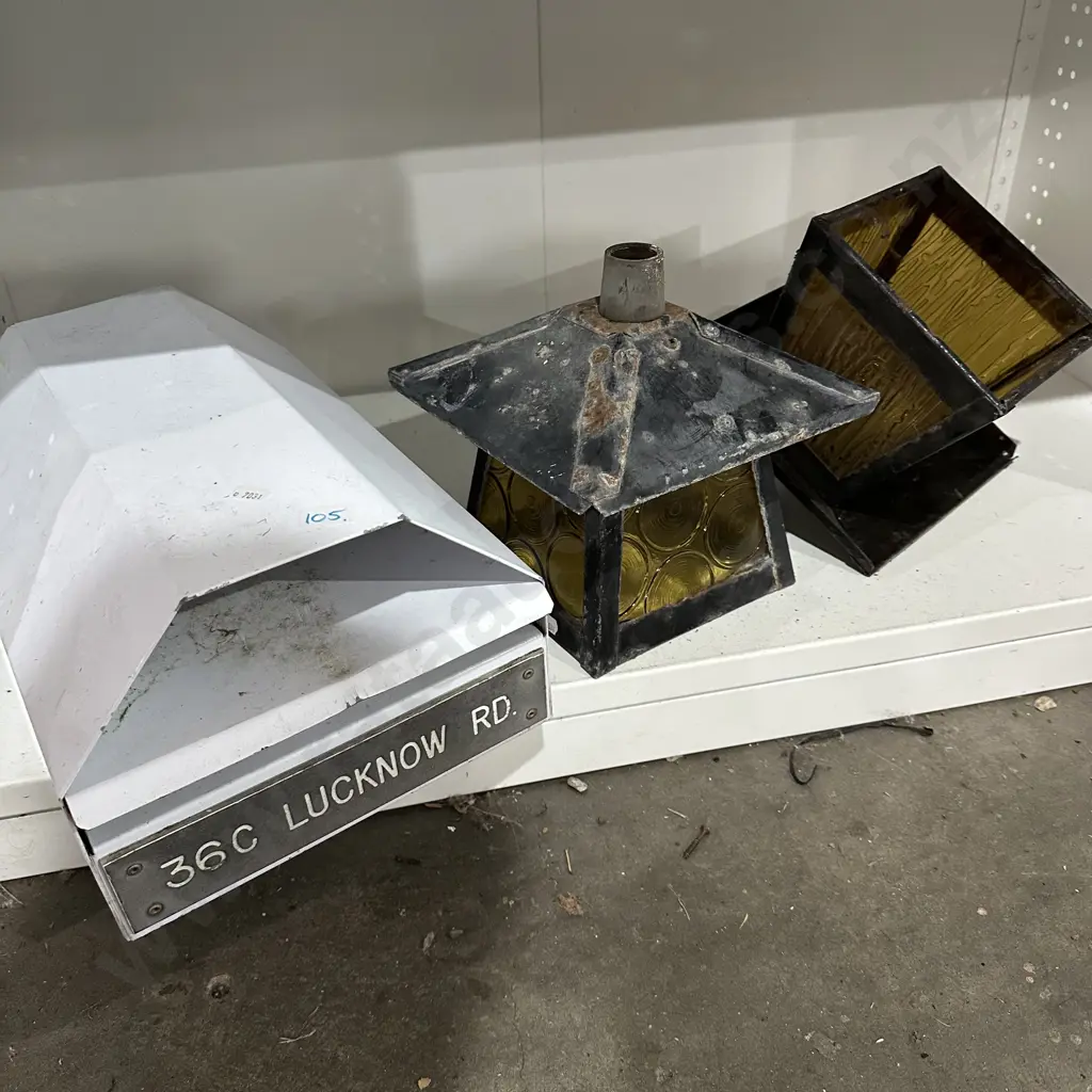 letter box and lanterns Image 1++