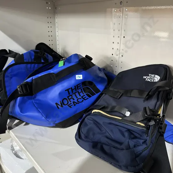 2 x North Face packs -tidy