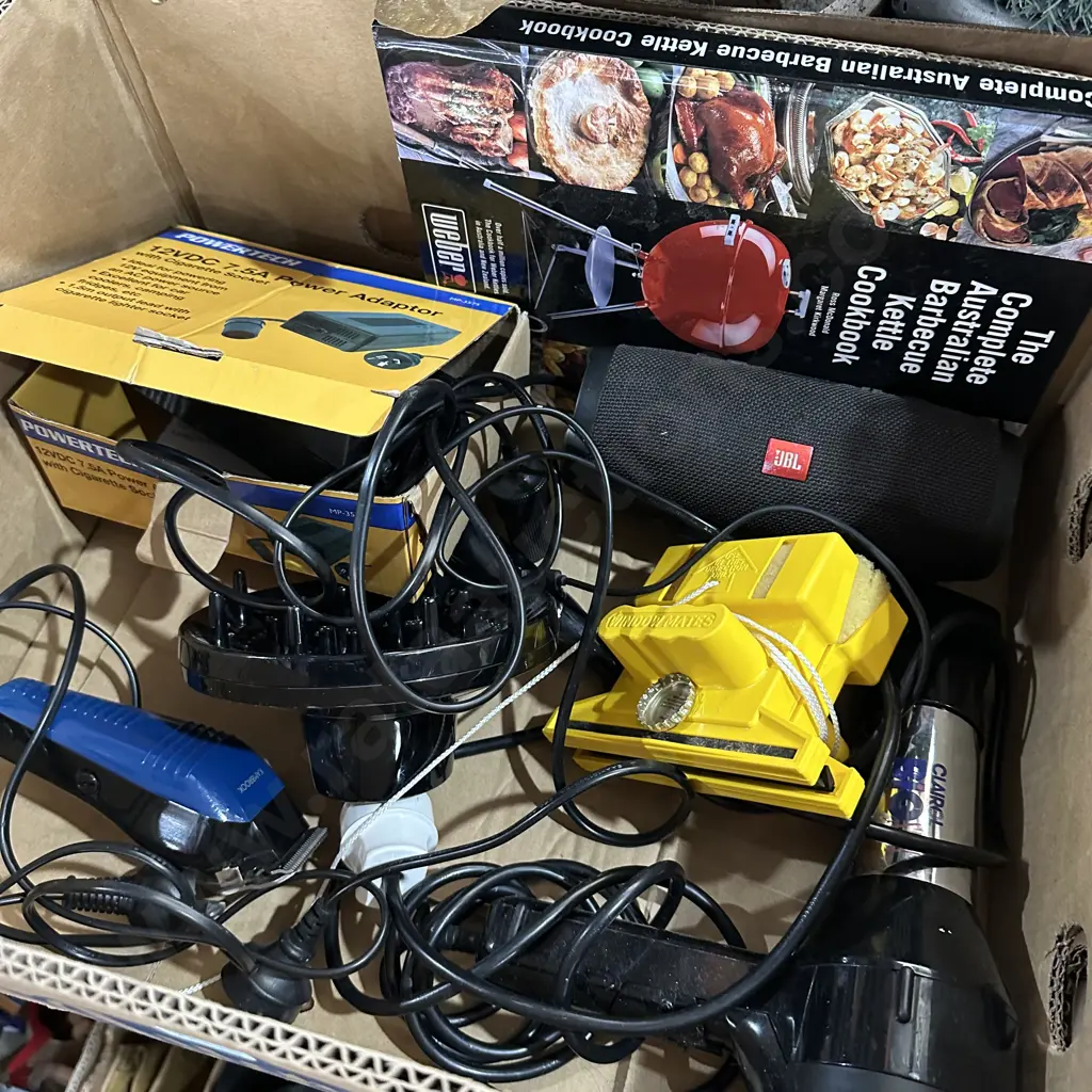 Power adapter and JBL speaker etc. Image 1++