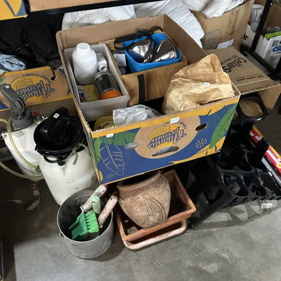 large lot sprayers, hardware, winerack etc