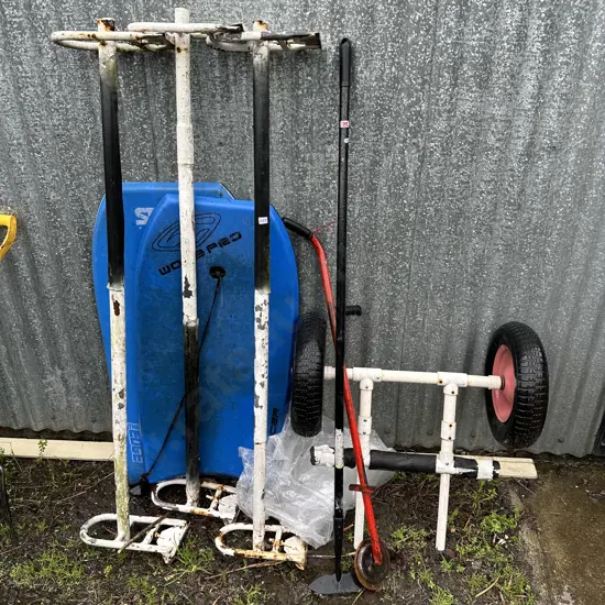 boogy boards, wheels etc