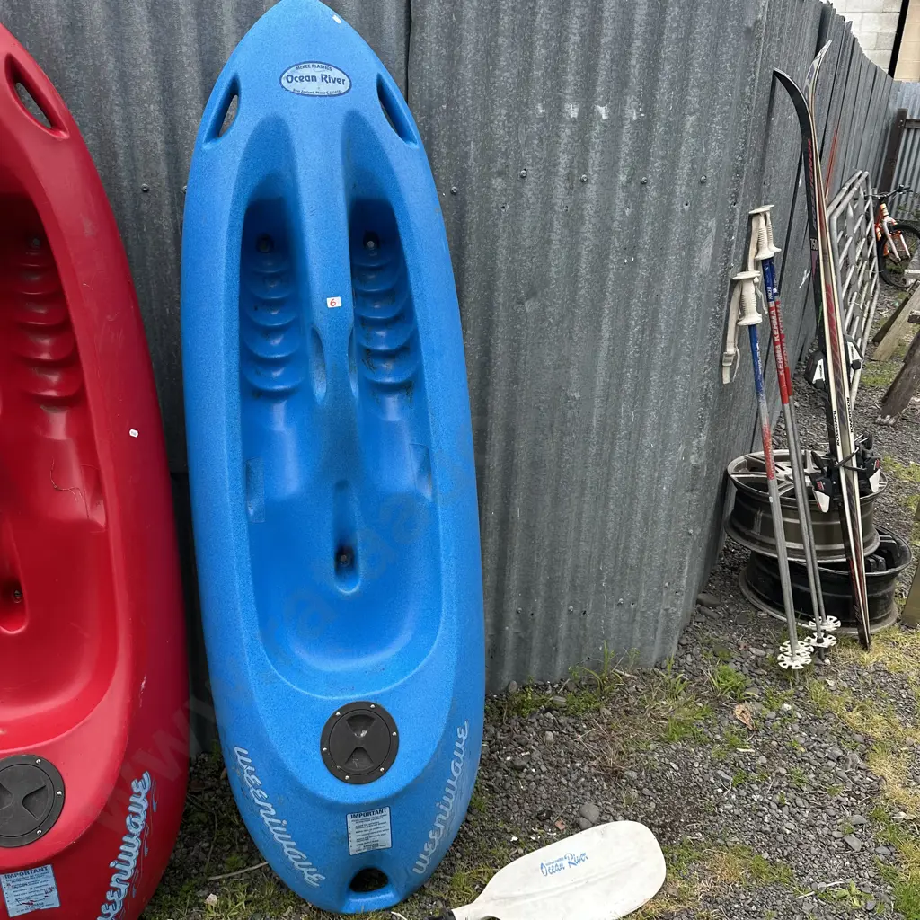 Blue weeniewave kayak Image 1++