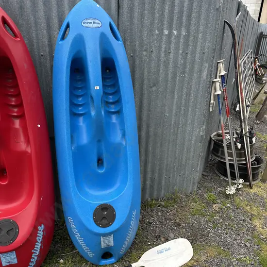 Blue weeniewave kayak